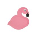 Flamingo Shaped Paper Dessert Plates Pack of 8