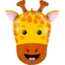 Giraffe Face Foil Balloon