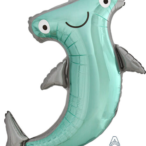 Hammerhead Shark Supershape Foil Balloon