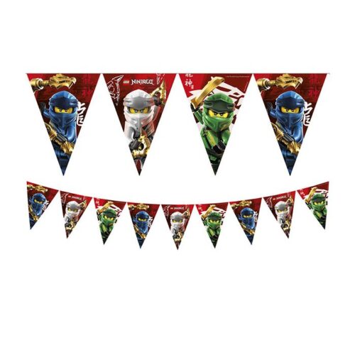 Lego Ninjago Paper Flag Banner