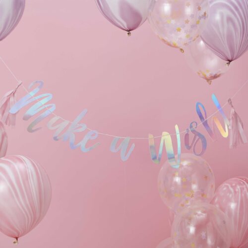 Make a Wish Unicorn Make A Wish Bunting Banner