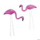 Mini Pink Flamingo Yard Ornaments Pack of 2