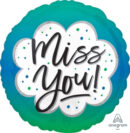 Miss You 45cm Foil Balloon