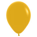 Mustard Yellow Solid 12.5cm Latex Balloons Pack of 100