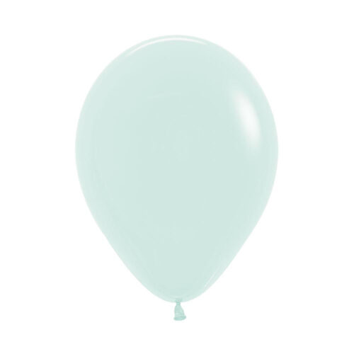 Pastel Matte Green 12.5cm Latex Balloons Pack of 10