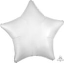 Satin Luxe White Satin Star 45cm Foil Balloon