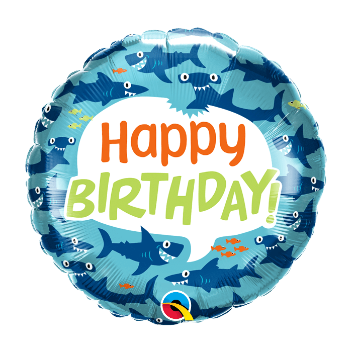 Shark Fun 45cm Foil Balloon