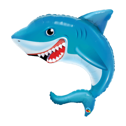 Shark Smiling Supershape Foil Balloon