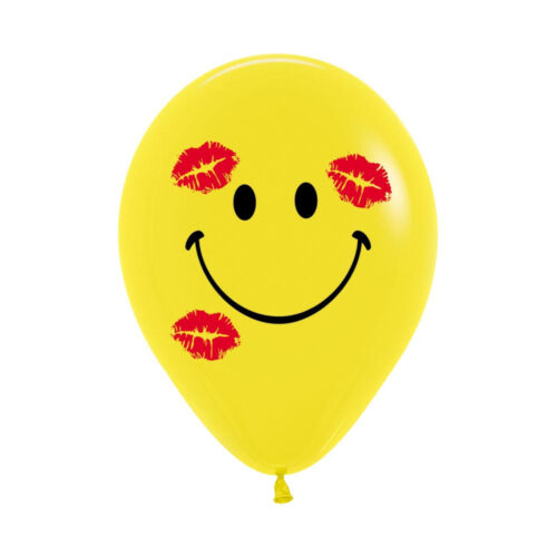 Smile & Kisses Latex Balloons Pack of 10