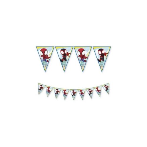 Spiderman & Friends Paper Flag Banner