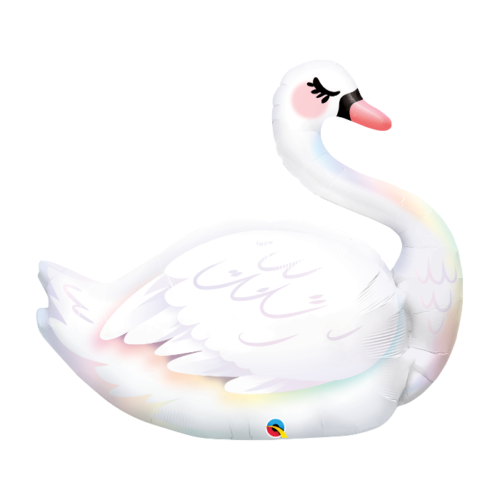 Swan Supershape Foil Balloon