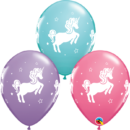 Whimsical Unicorn Assorted Latex Balloons Pack of 50
